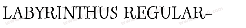 LABYRINTHUS REGULAR字体转换